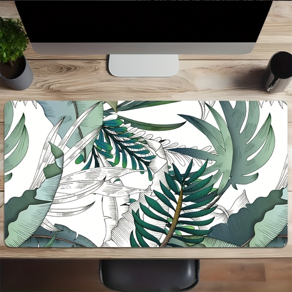 ลายพืชเขตร้อน, แผ่นรองกันลื่น, - Desk Setup Simple บทวิจารณ์และราคา