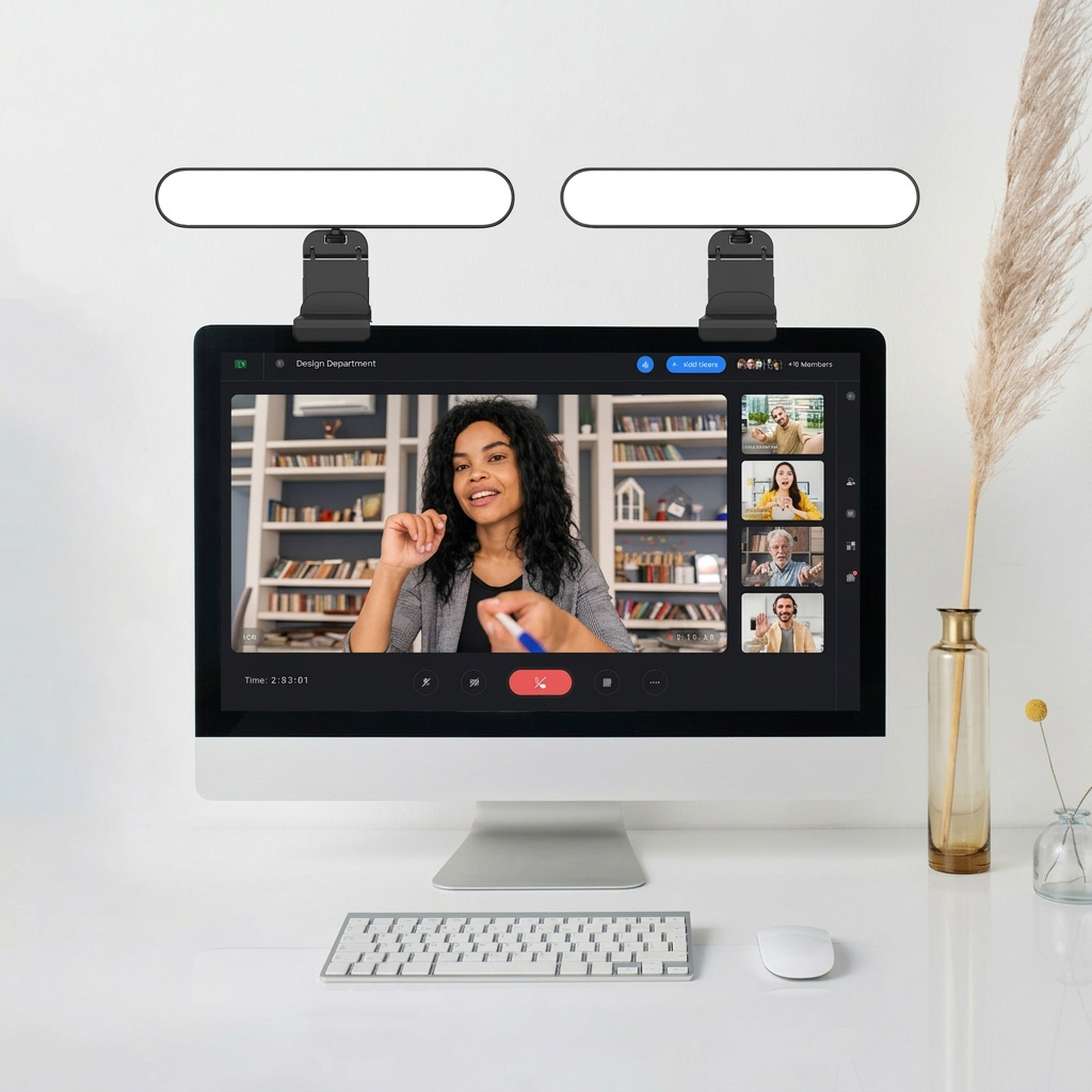 โคมไฟหน้าจอ LED แบบสัมผัสปรับค - Desk Setup Videos บทวิจารณ์และราคา