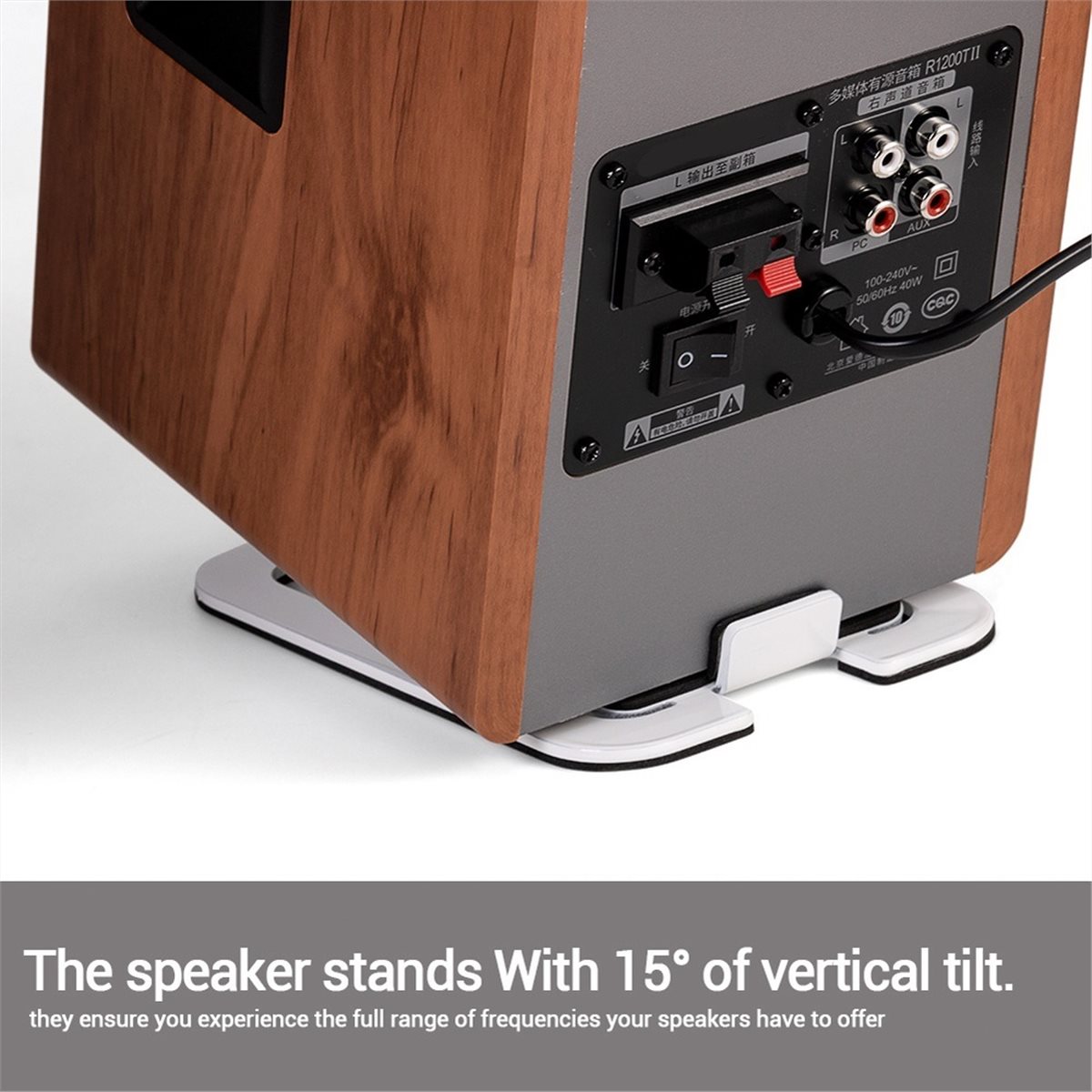 ขาตั้งลำโพงตั้งโต๊ะ 2 ชิ้นสำหร - Desk Setup With Speakers บทวิจารณ์และราคา