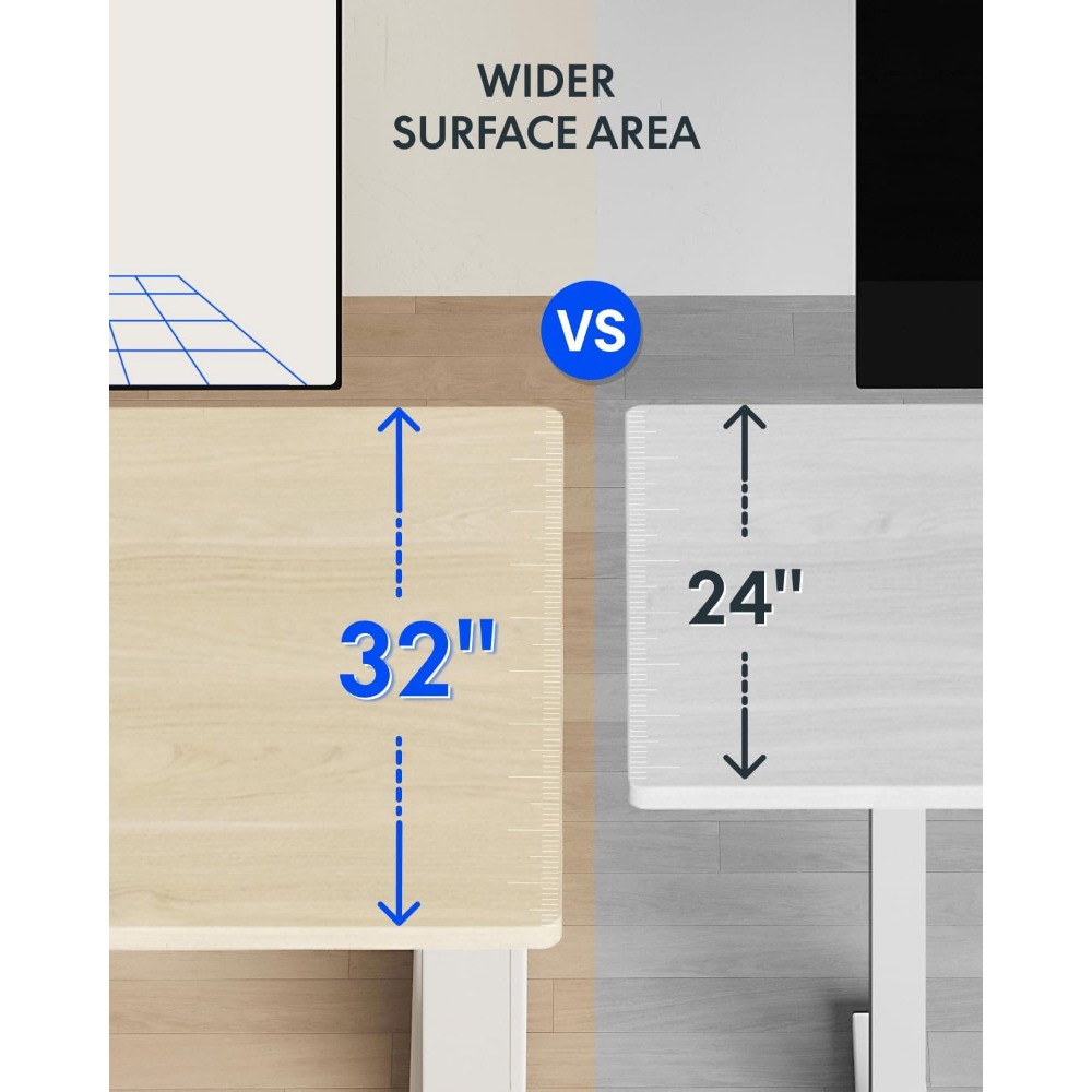 FLEXISPOT โต๊ะยืนไฟฟ้าขนาด 63x - Desk Setup Workspace บทวิจารณ์และราคา