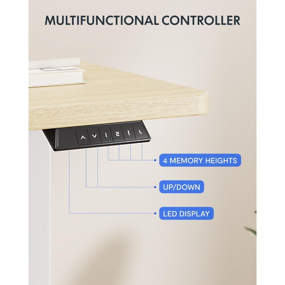 FLEXISPOT โต๊ะยืนไฟฟ้าขนาด 63x - Desk Setup Workspace บทวิจารณ์และราคา