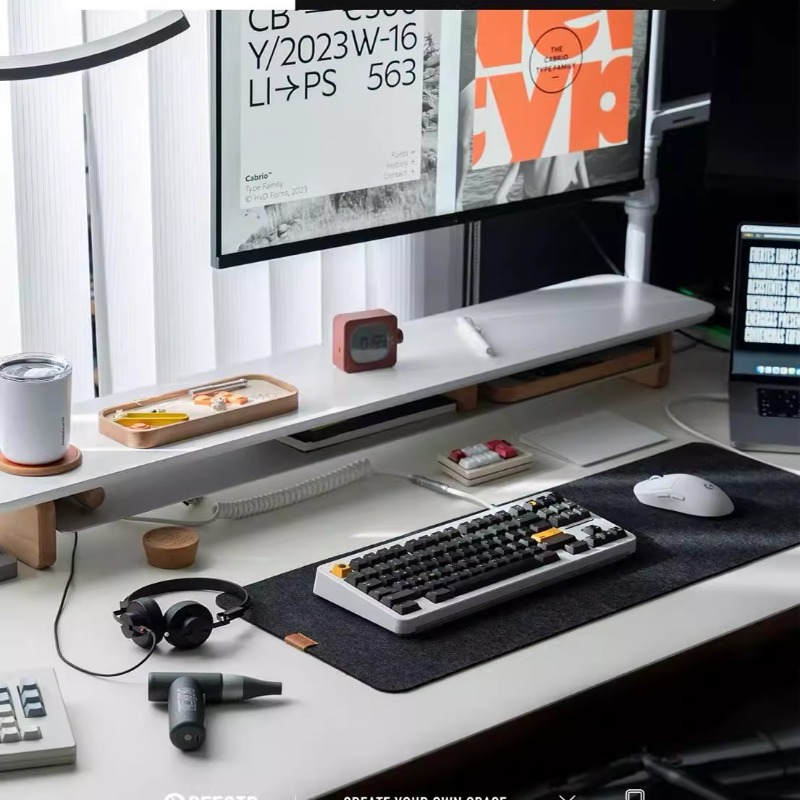 Modern Monitor Riser Stand Erg - Desk Setup With Laptop And Monitor บทวิจารณ์และราคา