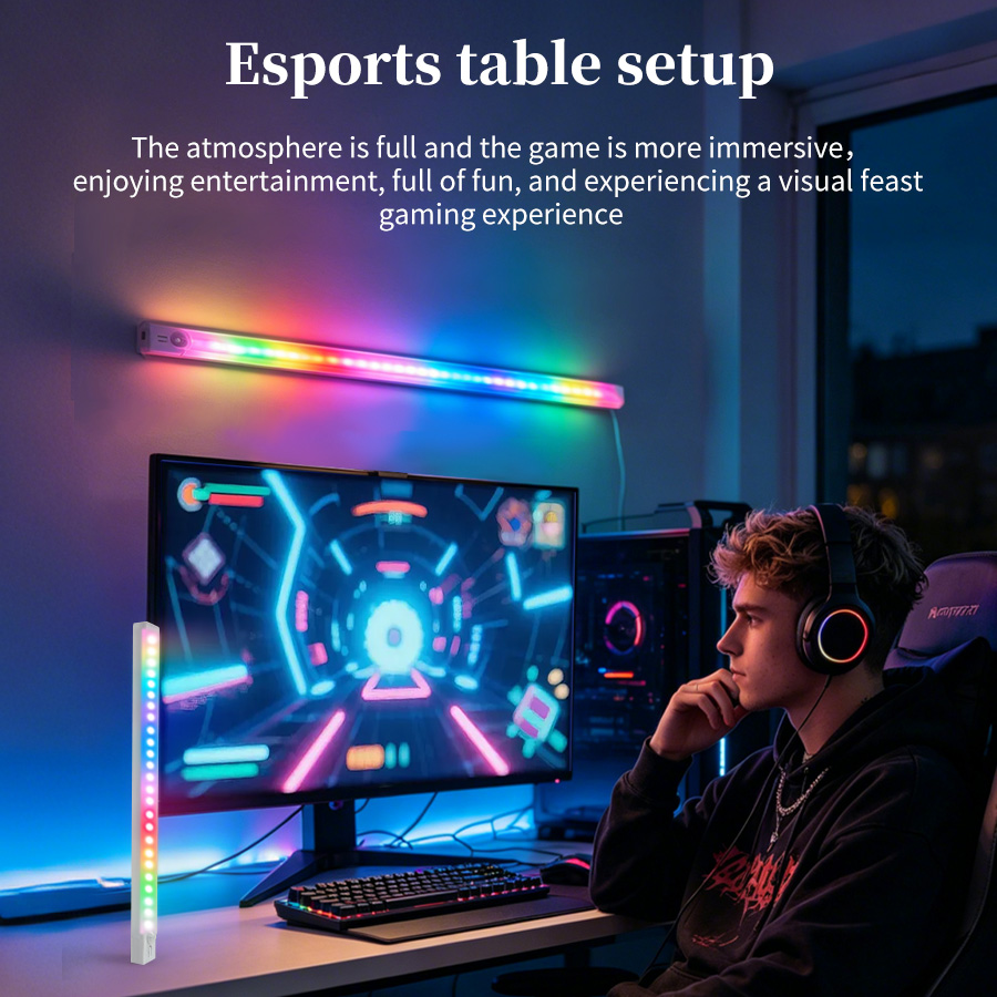 ไฟ LED RGB แบบชาร์จไฟได้สำหรับ - Desk Setup Gaming บทวิจารณ์และราคา