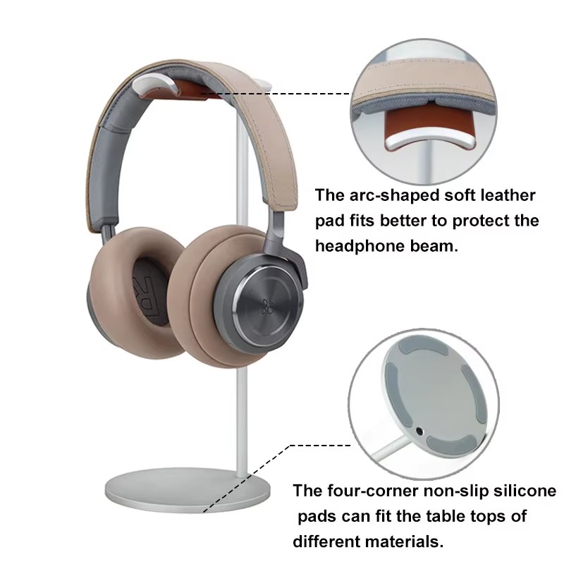 ขาตั้งหูฟังอะลูมิเนียมโค้ง แข็ - Desk Setup Gaming บทวิจารณ์และราคา