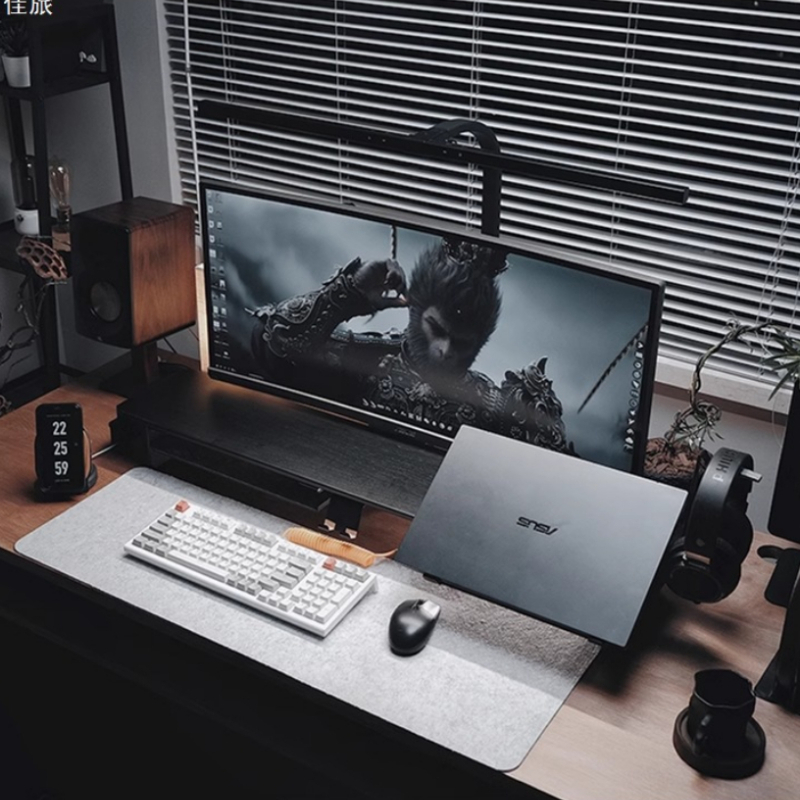 ชุดขาตั้งจอแบบโมดูล All-in-One - Desk Setup With Laptop And Monitor บทวิจารณ์และราคา