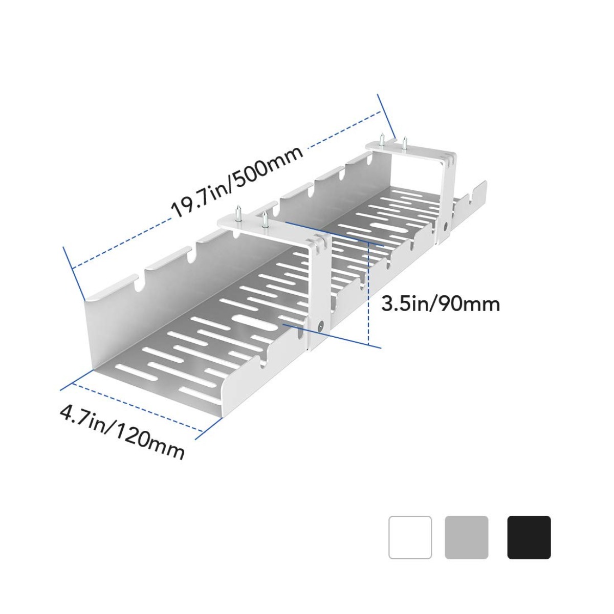ถาดจัดเก็บสายเคเบิล ที่จัดระเบ - Desk Setup Workspace บทวิจารณ์และราคา
