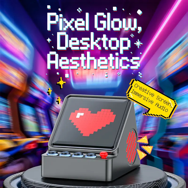 ลำโพงพกพาพร้อมหน้าจอ LED แบบโป - Desk Setup With Speakers บทวิจารณ์และราคา