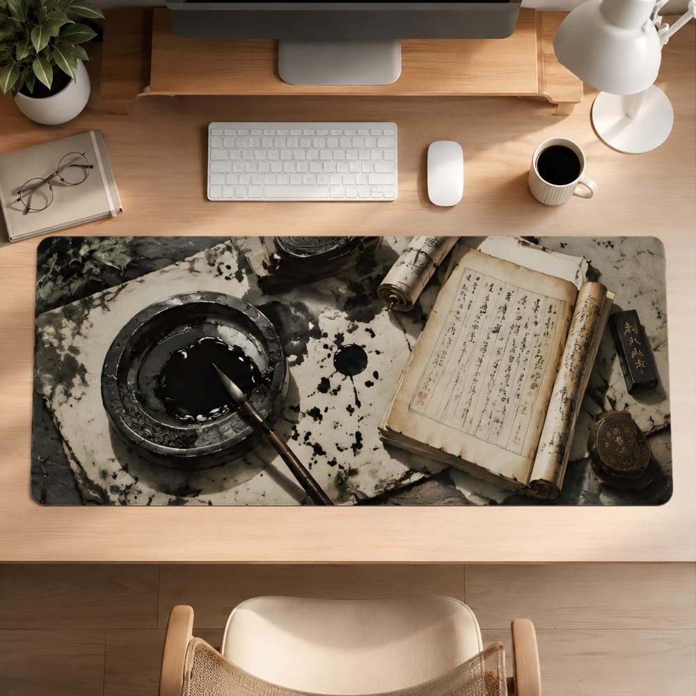 งานเขียนพู่กันจีนแบบย้อนยุค, ฐ - Desk Setup Simple บทวิจารณ์และราคา