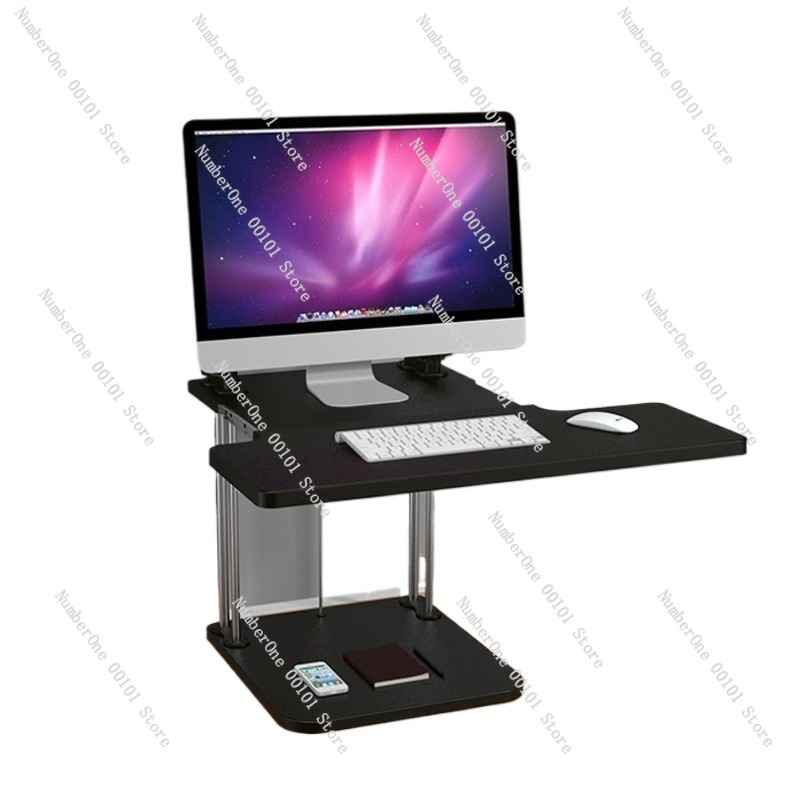 ตัวแปลงโต๊ะทำงานแบบยืนปรับระดั - Desk Setup With Laptop And Monitor บทวิจารณ์และราคา