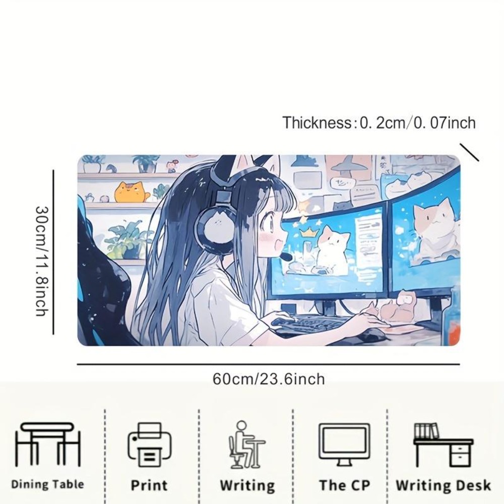 แผ่นรองเมาส์เกมการ์ตูน Esports - Desk Setup Simple บทวิจารณ์และราคา
