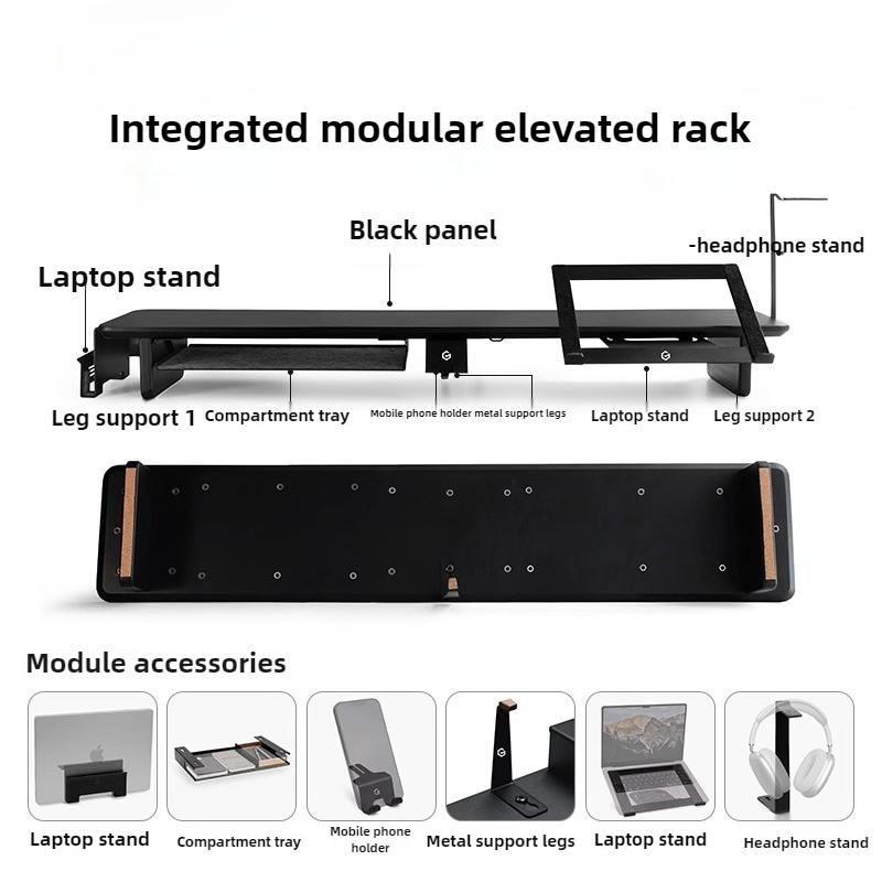 ขาตั้งจอภาพแบบแยกส่วน ที่วางอุ - Desk Setup With Laptop And Monitor บทวิจารณ์และราคา