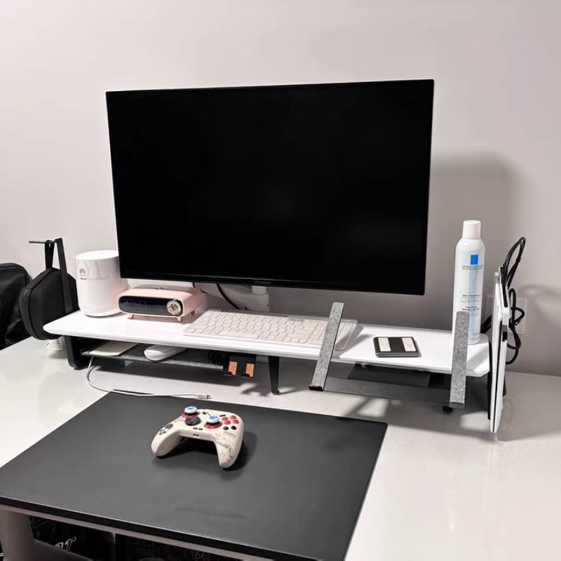 ขาตั้งจอภาพแบบแยกส่วน ที่วางอุ - Desk Setup With Laptop And Monitor บทวิจารณ์และราคา