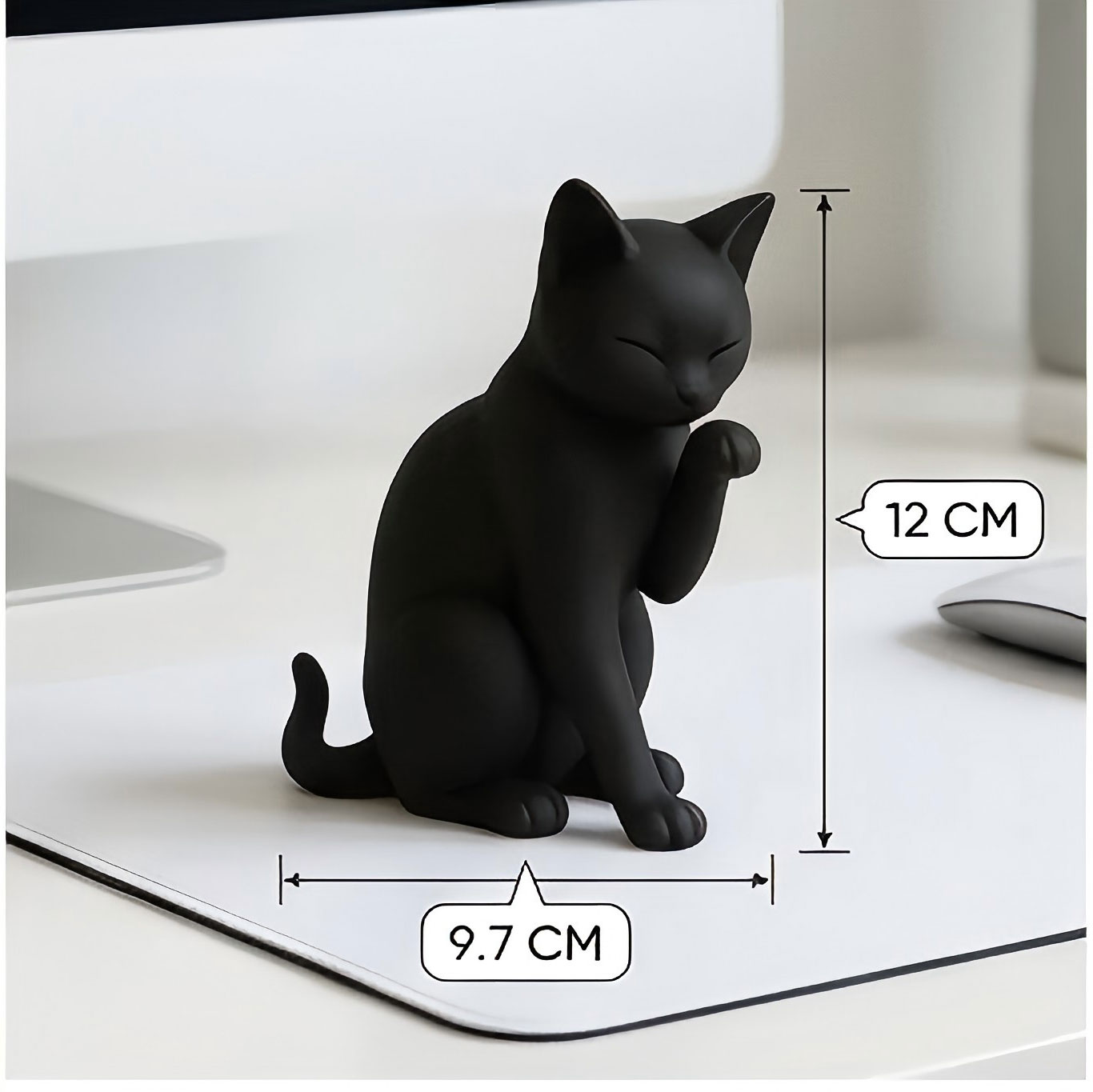 ของตกแต่งโต๊ะทำงานรูปแมว 3 มิต - Desk Setup Workspace บทวิจารณ์และราคา