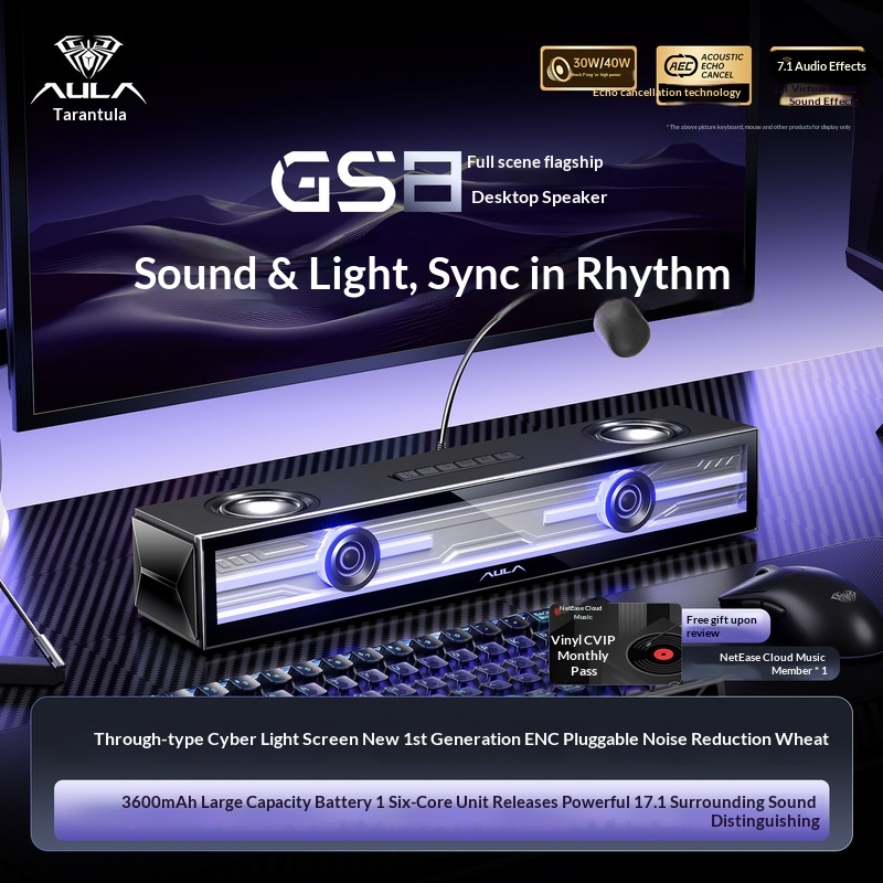 อูล่า จีเอส 8 ลำโพงสำหรับเล่นเ - Desk Setup With Speakers บทวิจารณ์และราคา