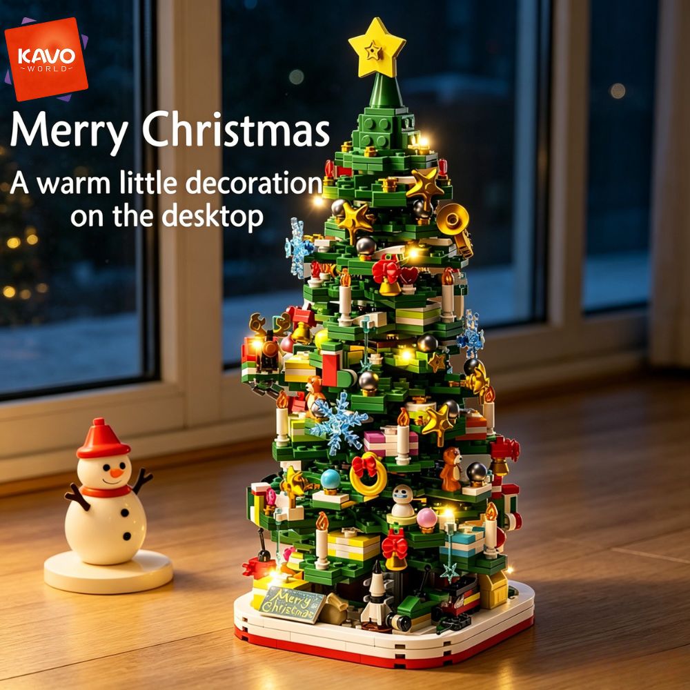 KAVOWORLD ชุดตัวต่อต้นคริสต์มา - Desk Setup Couple บทวิจารณ์และราคา