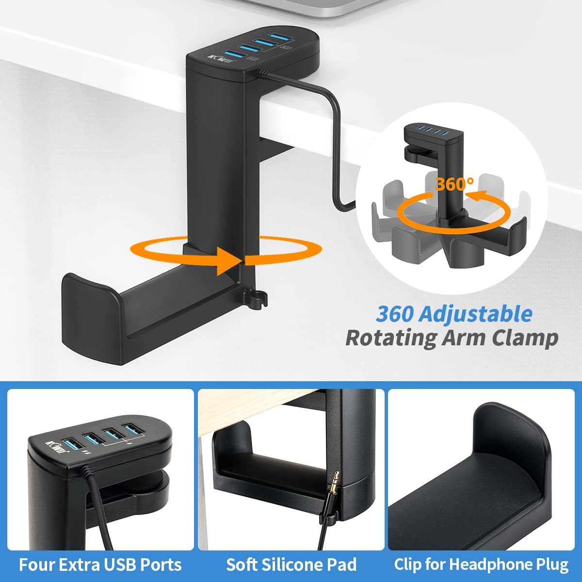 ขาตั้งหูฟังสำหรับเล่นเกมส์บนพี - Desk Setup Gaming บทวิจารณ์และราคา